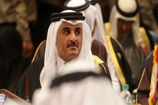 شرکت امیر قطر در نشست سران عرب
