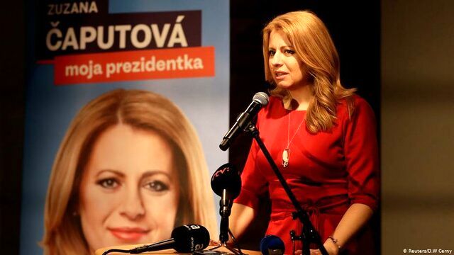برای نخستین بار: یک زن رئیس جمهور اسلواکی شد