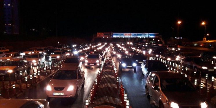 ترافیک قرمز در ورودیهای شرقی تهران