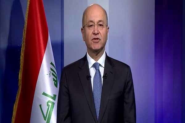 موضع رییسجمهور عراق درباره حمله آمریکا به حشد شعبی