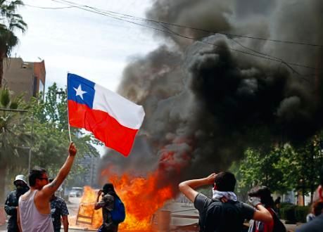 بازگشت مردم شیلی به خیابان