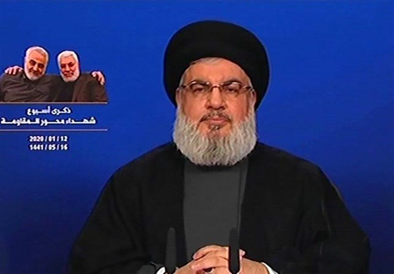 سخنرانی سید حسن نصرالله در اربعین سپهبد سلیمانی