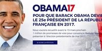 درخواست از اوباما برای شرکت در انتخابات فرانسه!